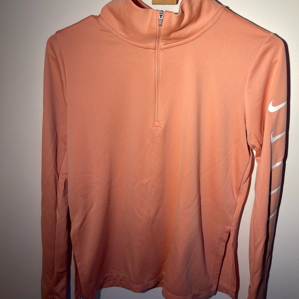 Pink Nike Runners Quarter Zip